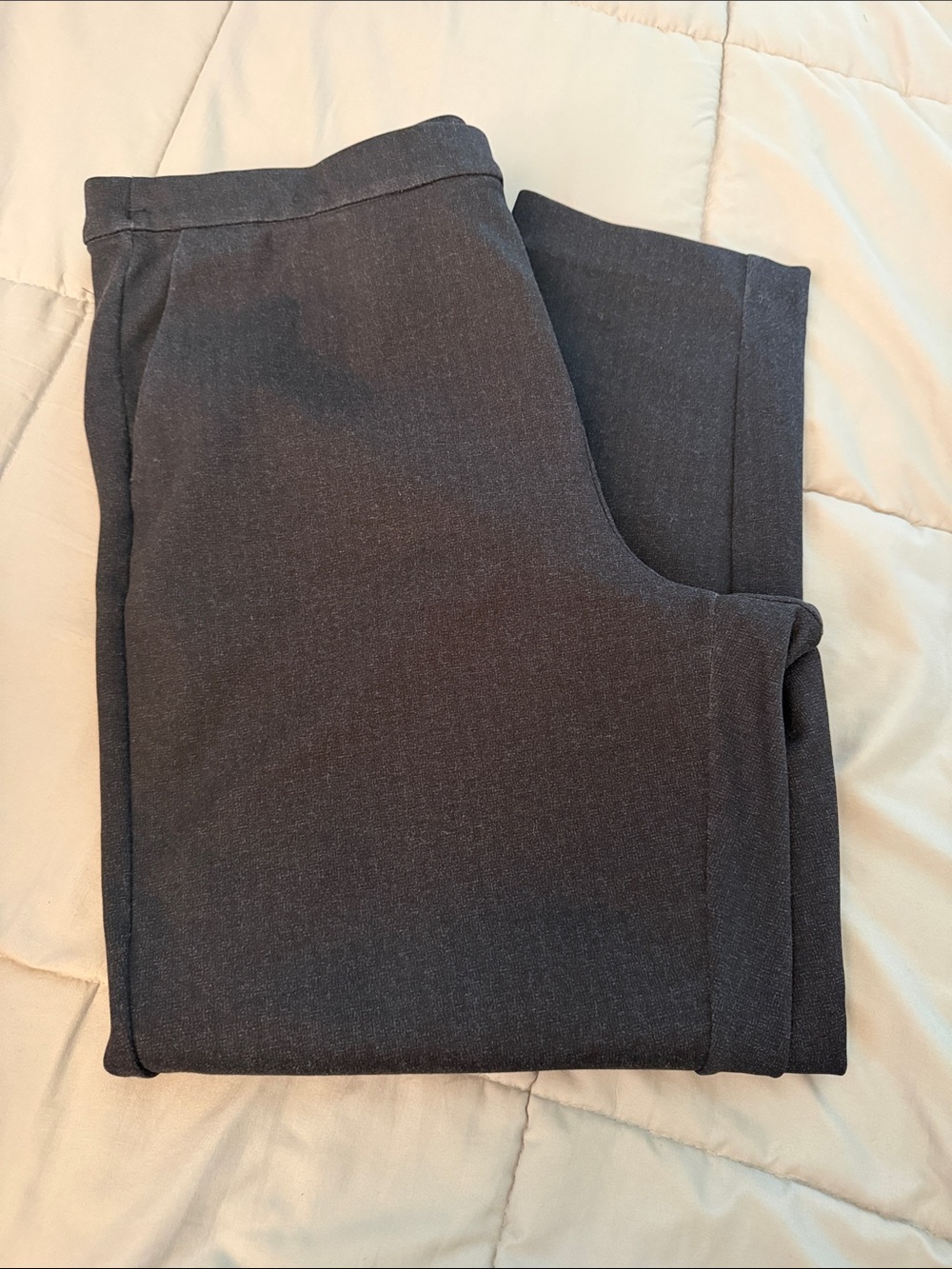VPL Dark Charcoal Knit Tapered Pants